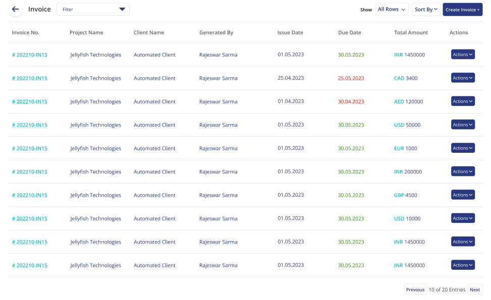 Invoice gen